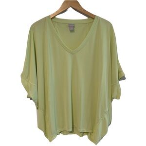 Chico’s V-Neck Dolman Sleeve Top Yellow XXL